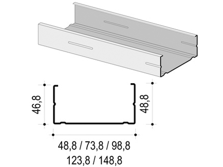 B.CW PROFIL 74x38x2.6m/3m 954006